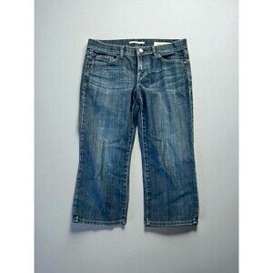 1969 Gap Jeans Size 6 Limited Edition Straight Leg Capri Low-Rise Medium Wash
